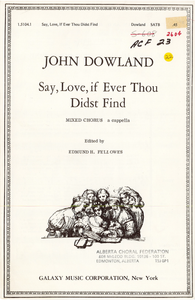 Say, Love, If Ever Thou Didst Find