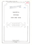 Immortal, Invisible, God Only Wise