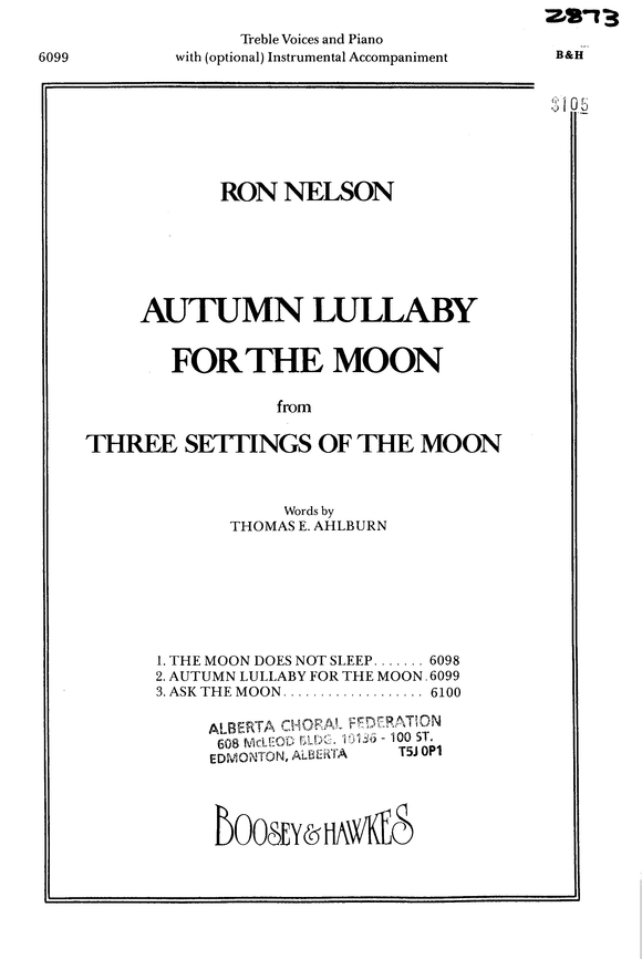 Autumn Lullaby for the Moon