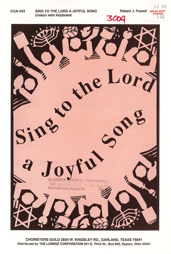 Sing to the Lord a Joyful Song