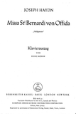 Missa Sancti Bernardi von Offida