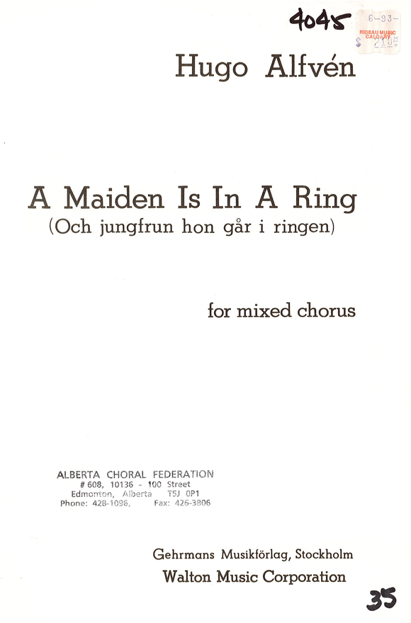 Maiden Is in a Ring, A