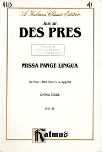 Missa Pange Lingua