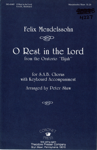 O Rest In The Lord