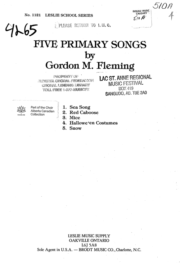 Five Primary Songs