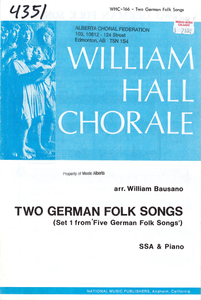 Two German Folksongs