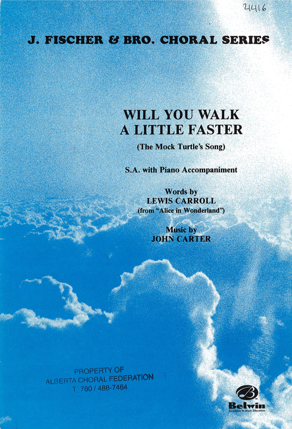 Will You Walk a Little Faster