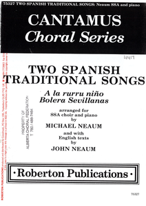 Two Spanish Traditional Songs