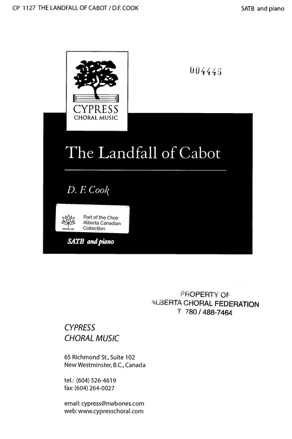 Landfall of Cabot, The