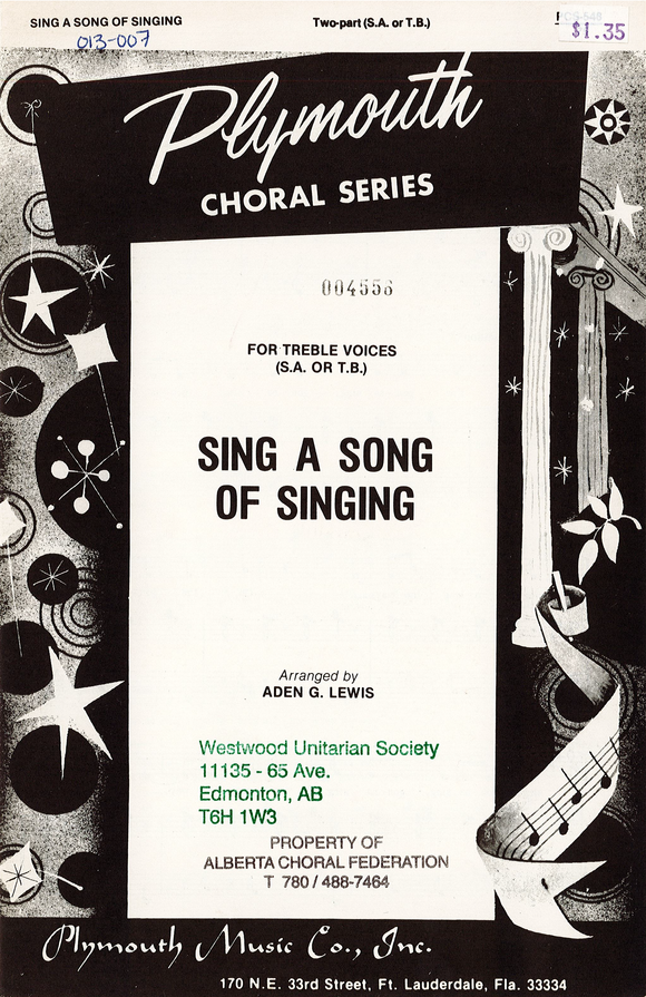 Sing a Song of Singing