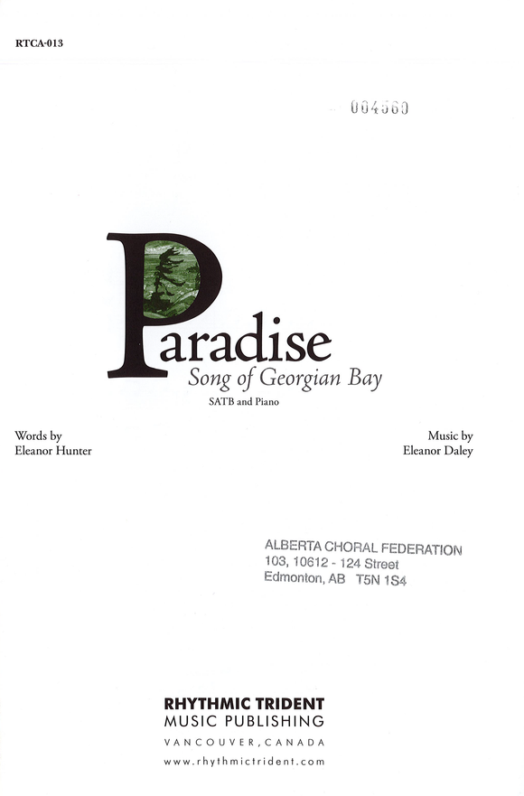 Paradise (Song Of Georgian Bay)