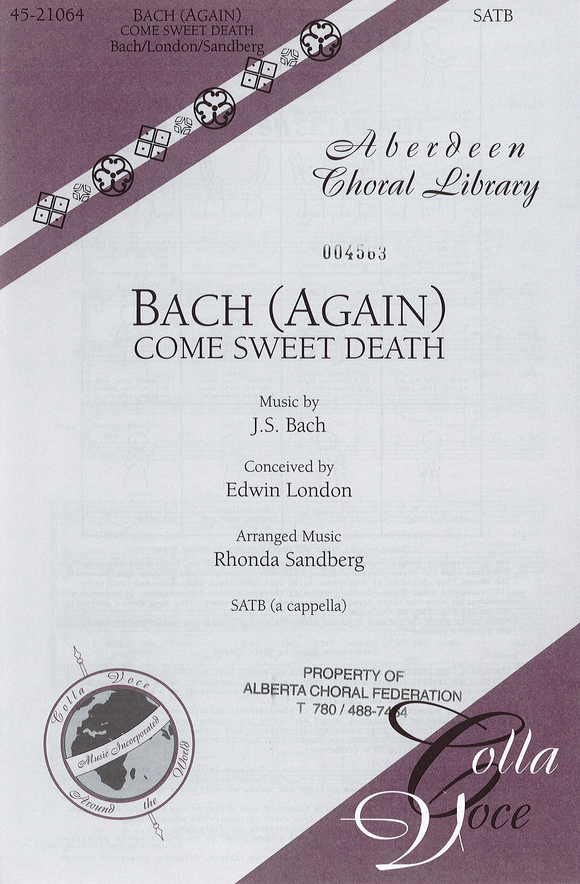 Bach (Again): Come Sweet Death