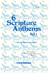 6 Scripture Anthems: Set 1