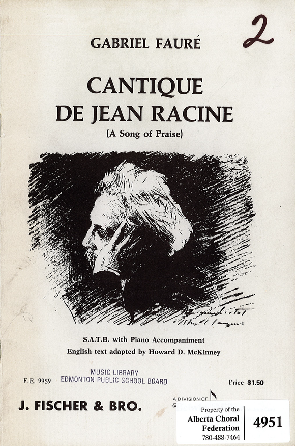 Cantique de Jean Racine