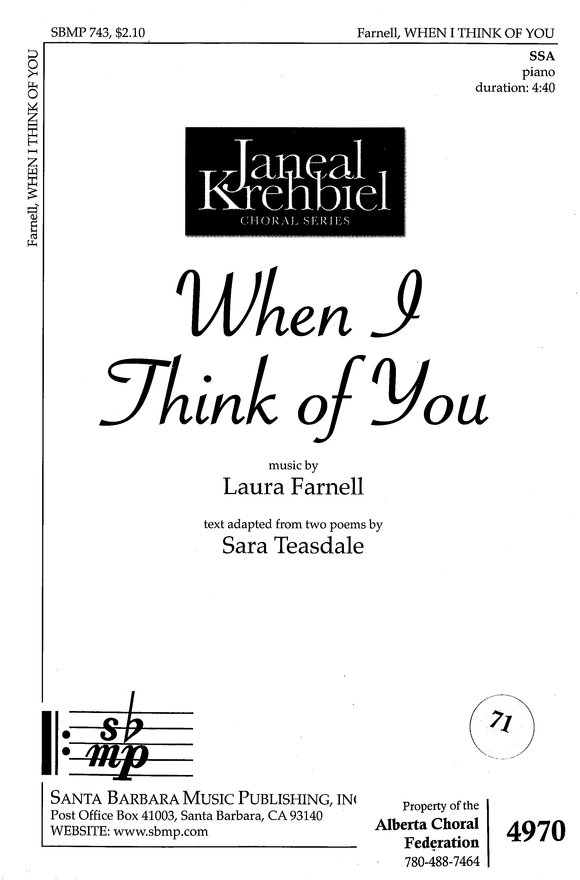 When I Think of You