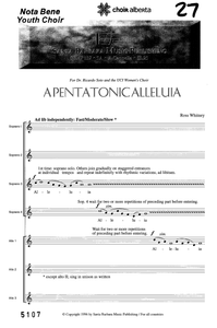 Pentatonic Alleluia, A