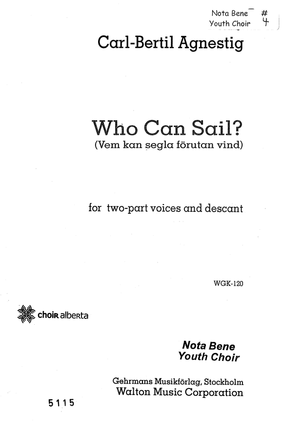 Who Can Sail? (Vem kan segla förutan vind)