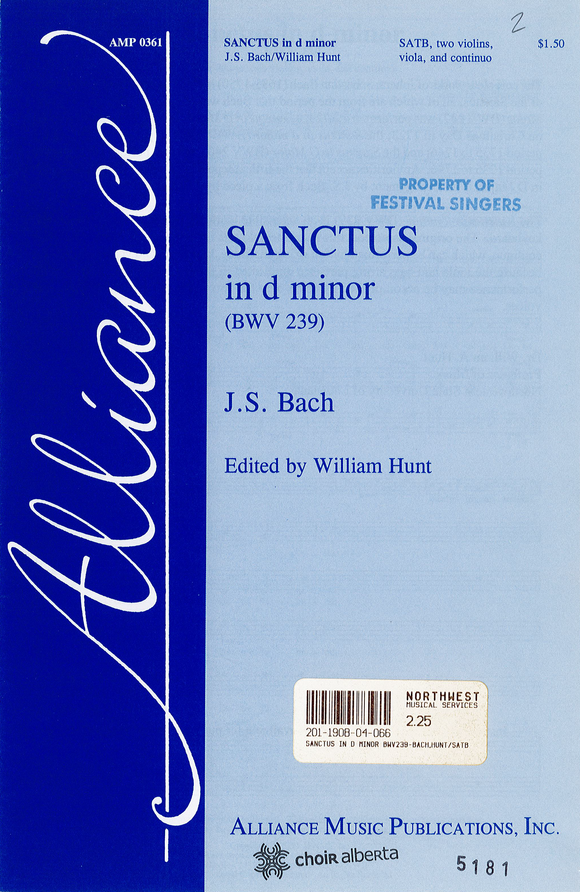 Sanctus in D Minor