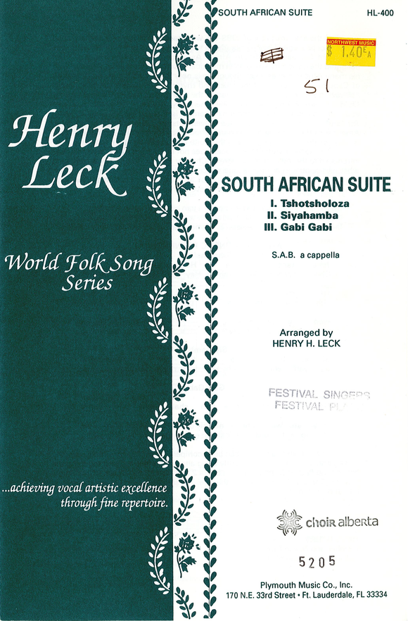 South African Suite (3 songs)
