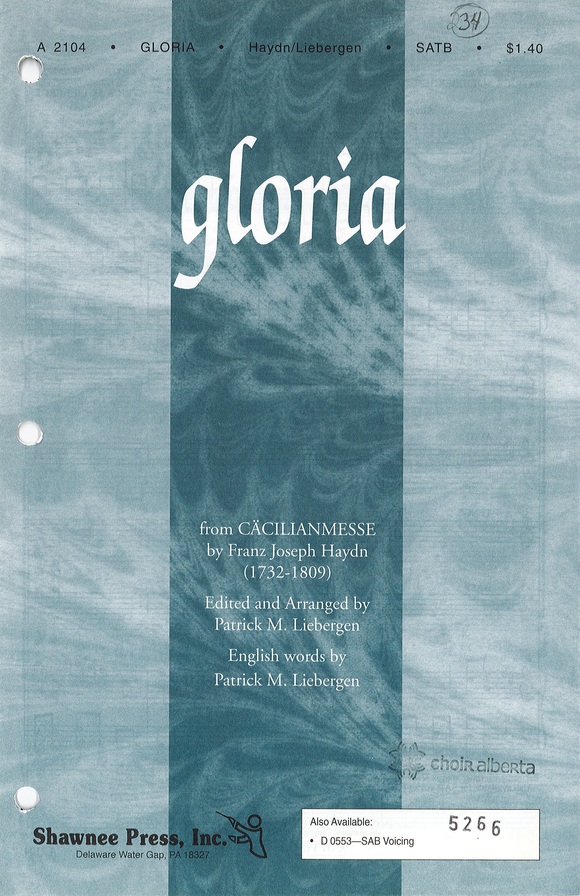 Gloria (from Cäcilianmesse)