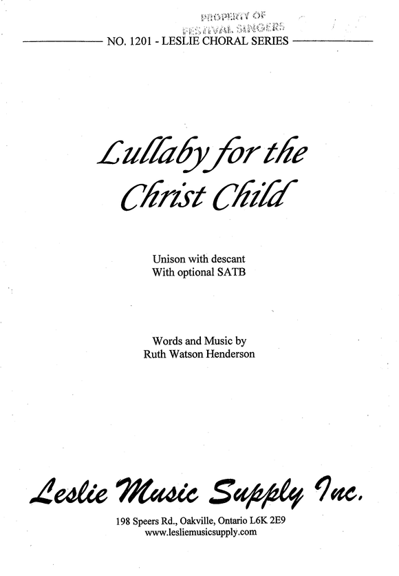 Lullaby for the Christ Child