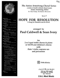 Hope for Resolution