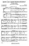 How Can I Keep From Singing?